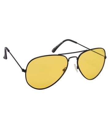 Laurels - Yellow Pilot Sunglasses ( Ls-Ast-080202 ) - Medium