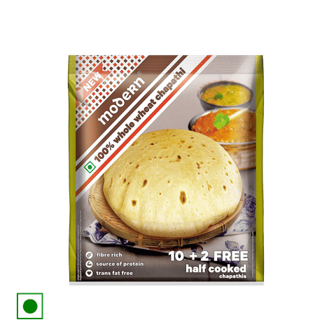 Modern Whole Wheat Chapathi, 450 gm Pouch