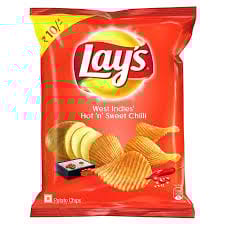 Lay'S Potato Chips Hot'N'Sweet Chilli 30 GRAM
