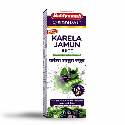Baidyanath Siddhayu Karela Jamun Juice, 1 Litre