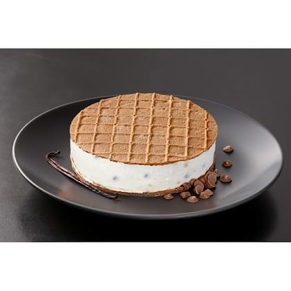 Vanilla Choco Chip Ice Cream Sandwich