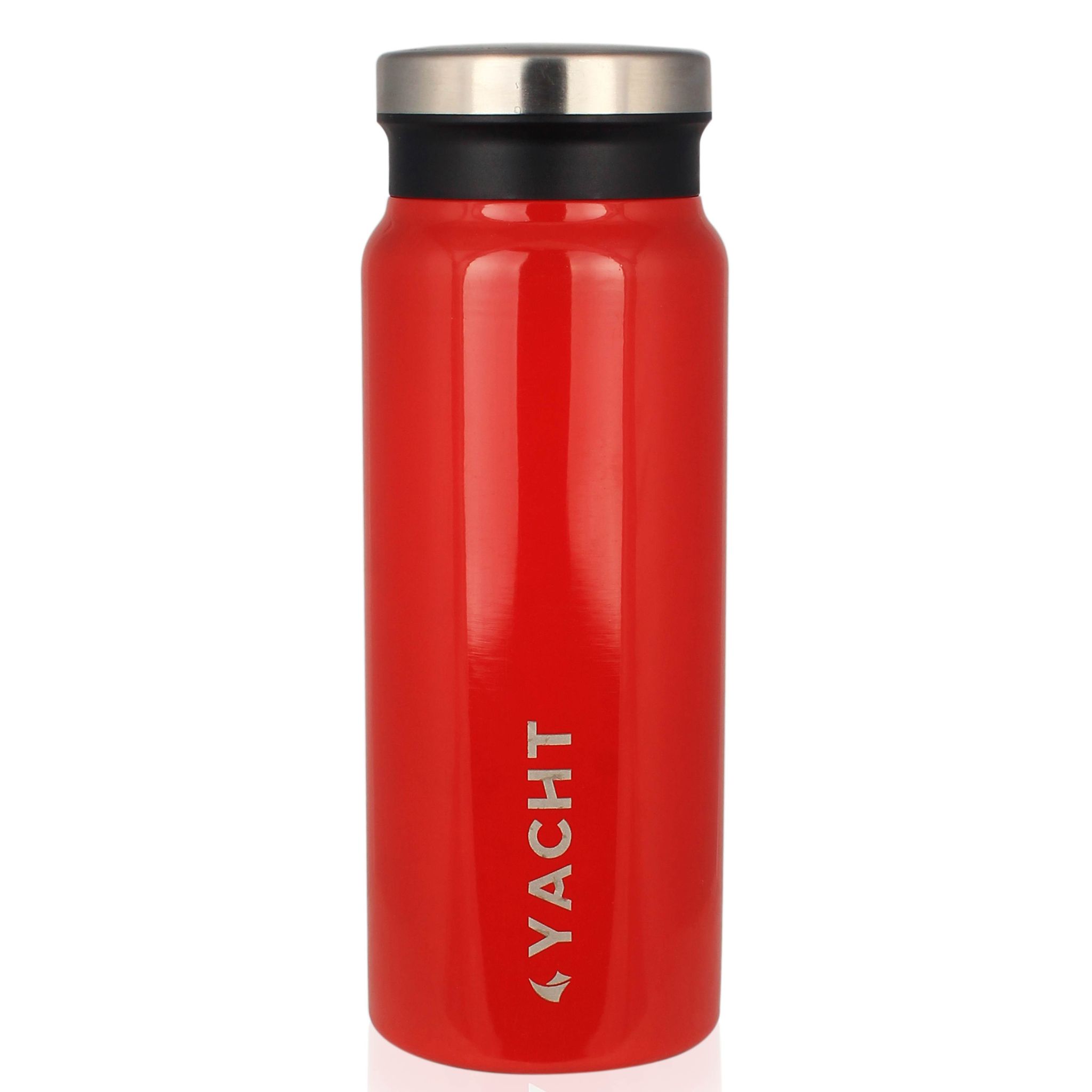 Yacht Vacuum Insulated Hot & Cold Double-Wall Thermosteel Bottle, Bolt, Red, 500 ml Flask