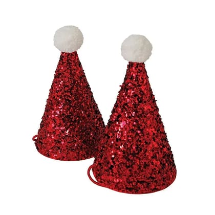 Mini Santa Party Hats (set of 8)