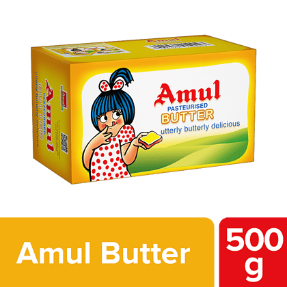 Amul Pasteurised Butter, 500 G Carton(Savers Retail)