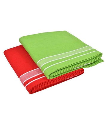 Feather Green Multi Dhoti - Free size