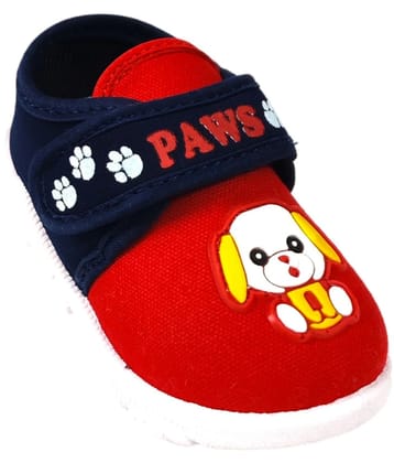 COOLZ - Red Booties For Baby Boy & Baby Girl 1 - 1.5 Years ( Pack of 1 ) - None