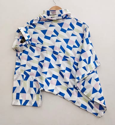 Geometrical Printed Shirt for casual and beach wear-M