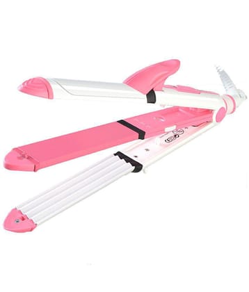 PSK - Curl Crimp Straight Pink Hair Straightener