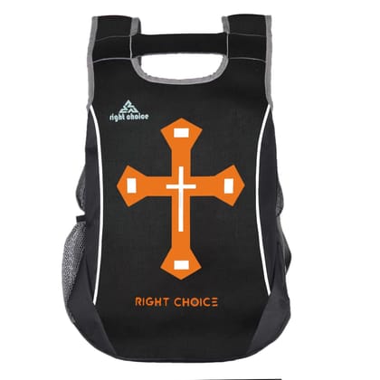 Right choice small 20 l backpack (black orange cross symbol)