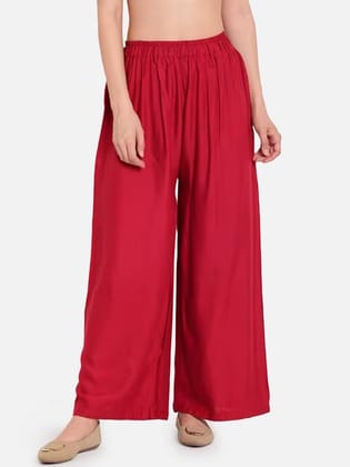 Flared Regular Ethnic Palazzos