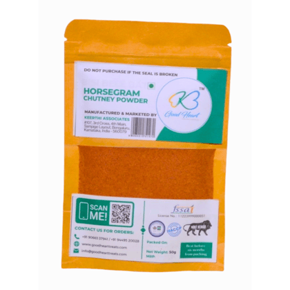 Good Heart Horsegram Chutney Powder - 50 Gram