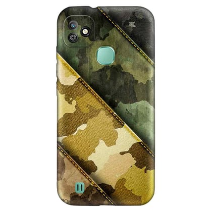 Denim camouflage SMART HD  Premium Embossed Mobile cover