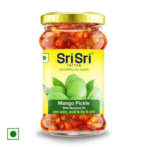 Sri Sri Tattva Mango Pickle, 300 gm Jar