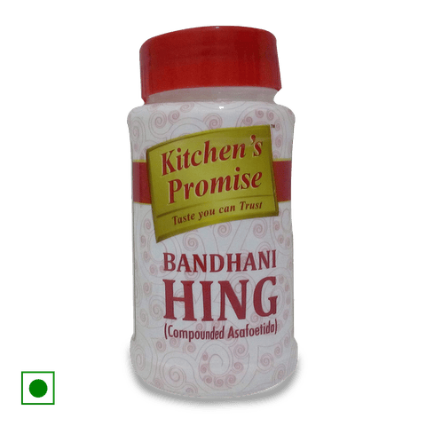 Kitchen's Promise Bandhani Hing (Asafoetida), 100 gm Jar