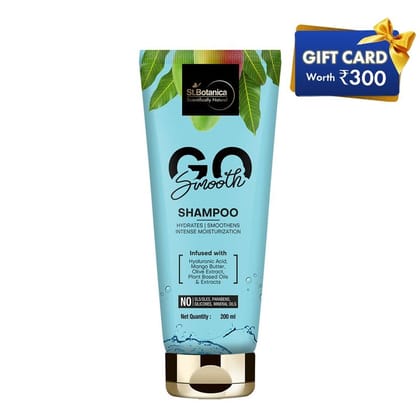 GO Smooth Hair Shampoo 200ml With 300 Gift Card