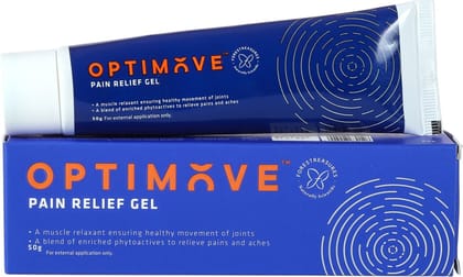 Optimove Pain Relief Gel | Help Relieve Muscle & Joint Pain | Fast Acting Gel  (50 g)