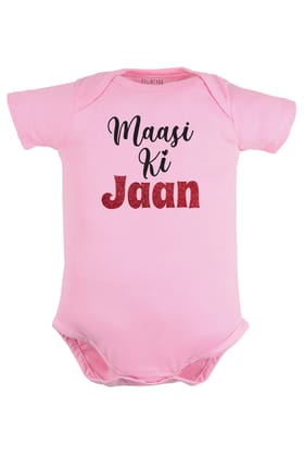 Massi Ki Jaan-Baby Romper / 0-3 Months / Pink