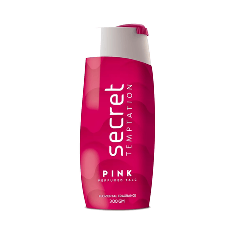 Secret Temptation Pink Perfumed Talc With Floriental Fragrance, 300 gm Bottle