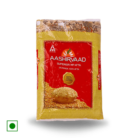 Aashirvaad Atta - Whole Wheat, Horeca, 500 gm Pouch