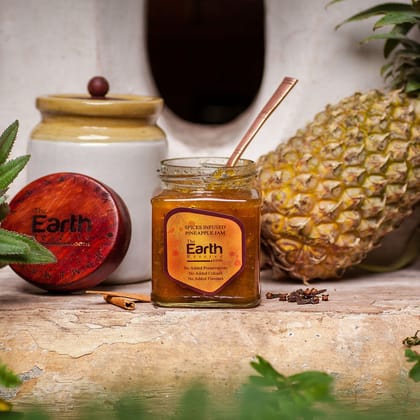 Spices Infused Pineapple Jam | 100% Natural | High Fruit Content-300gm