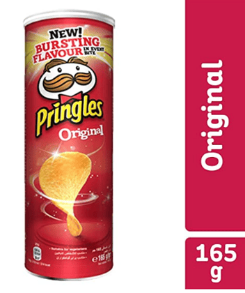 Pringles Original Potato Chips, 165 gm