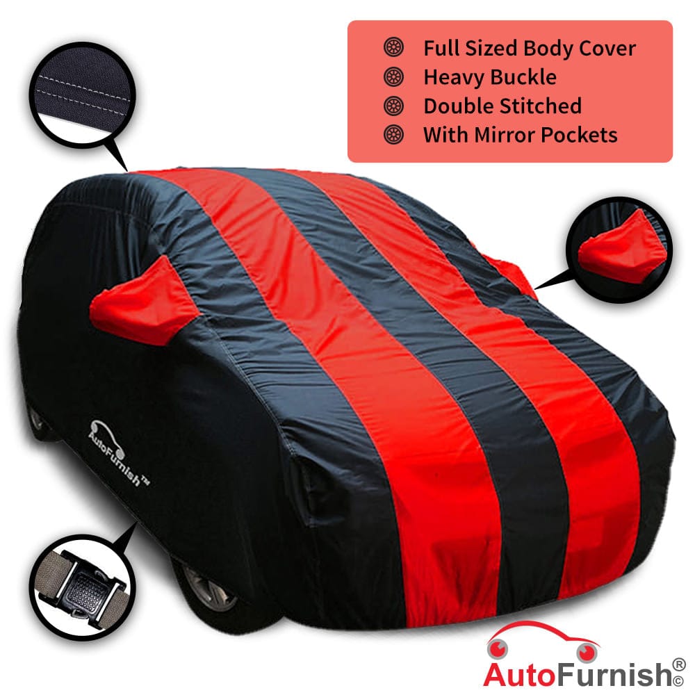 BMW 6 Series GT (2019) Car Body Cover, Heat & Water Resistant with Side Mirror Pockets (ARC Series)-ARC Red