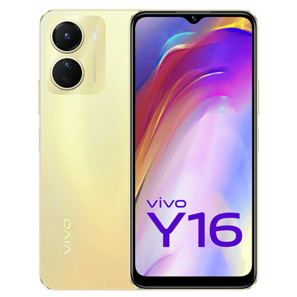 Vivo Y16 - 3GB RAM, 64GB ROM (Drizzling Gold)
