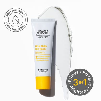 Nykaa SKINRX Ultra Matte Dry Touch Sunscreen SPF 50 PA +++ (50gm)