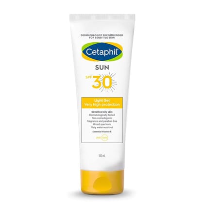Cetaphil sun spf 30 light gel very high protection sensitive/oily skin 100 ml | galderma