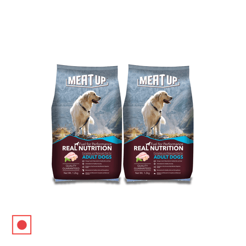 Meat Up Adult Dry Dog Food (B1G1 @ 1.2 Kg), 2.4 kg Bag