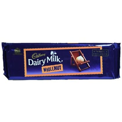 Cadbury Dairy Milk - Whole Nut Tablet, Imported, Travel Exculsive, Rich In Classic Taste, 300 g