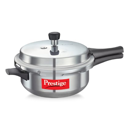 Prestige Popular Virgin Aluminium Senior Deep Pan Pressure Cooker, 6 L (Silver)
