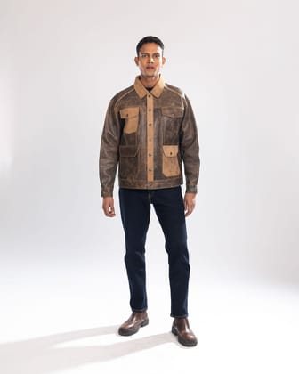 CARAMEL UTILITY SHACKET-S