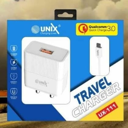 UNIX Ux-111 Qualcomm 3.0 Micro Usb Travel Charger