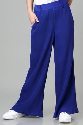 Exclusive Royal Pleated Bottom For Girls-1 Year / Royal Blue / KBT05-FAB3200387-1-PLGT007-1.5-NIL-NIL-THB07-FS03-ZPH013-NIL-NIL-NIL