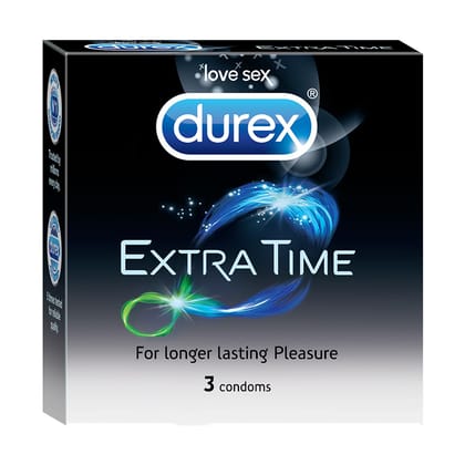 Durex Condoms, Extra Time - 3 Condoms