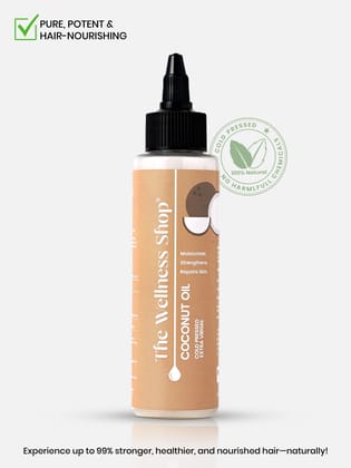 EXTRA VIRGIN ORGANIC COCONUT OIL (COLD PRESSED)-100ml