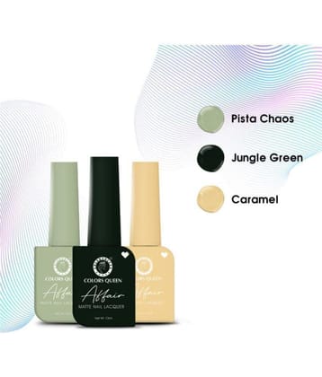 Colors Queen Multi Matte Nail Polish ( Pack of 3 )