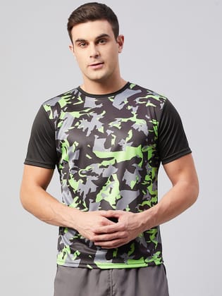 Gritstones Men Active Dry FIT Colorblock Tshirt