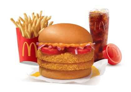 McAloo Tikki Double Patty Burger Combo