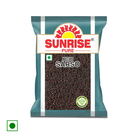 Sunrise Pure Whole Mustard Seed Brown, 50 gm Pouch
