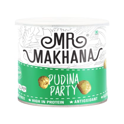 Mr Makhana Pudina Party - 50 gm, Pack of 3