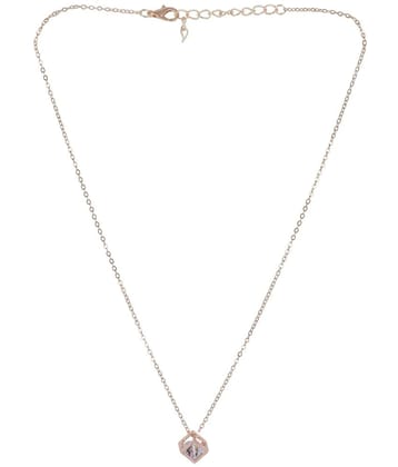 Jiyanshi fashion Rose Gold Pendant set ( Pack of 1 ) - Rose Gold