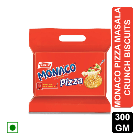 Parle Pizza Masala Crunch Biscuits, 300 gm Pack