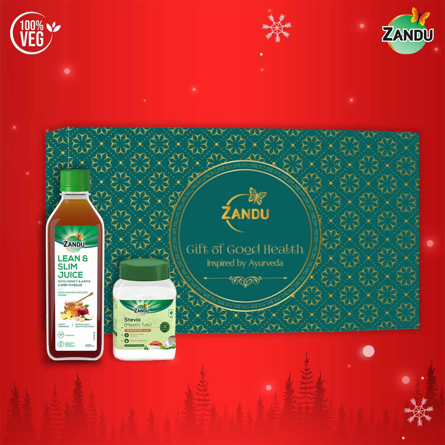 Calorie Conscious Gift Box (Lean and Slim juice + Stevia Powder)