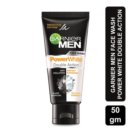 Garnier Men Double Action Face Wash, 50 gm Tube