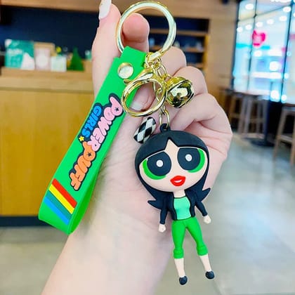 Powerpuff Girl Figure Keychain - Single Piece-Buttercup