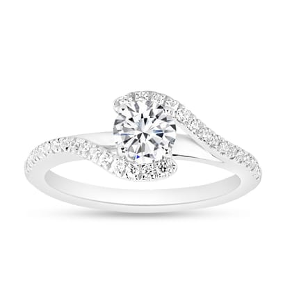 Minera Single Engagement Ring-9 / Silver