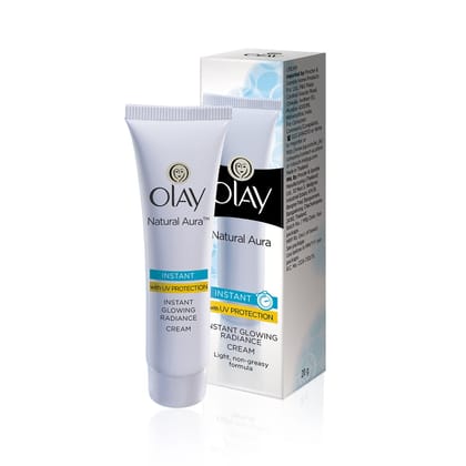 Olay Natural Aura - Vitamin B3, Pro B5, E, With UV Protection, 20 gm