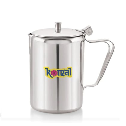 Komal Stainless Steel 750 ML Coffee Pot | Silver